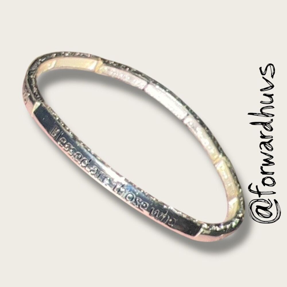 Bundle 3 for $15 Stackable Religious Stretch Bracelet Matthew 5:6